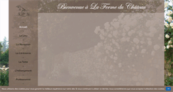 Desktop Screenshot of lafermeduchateau.com
